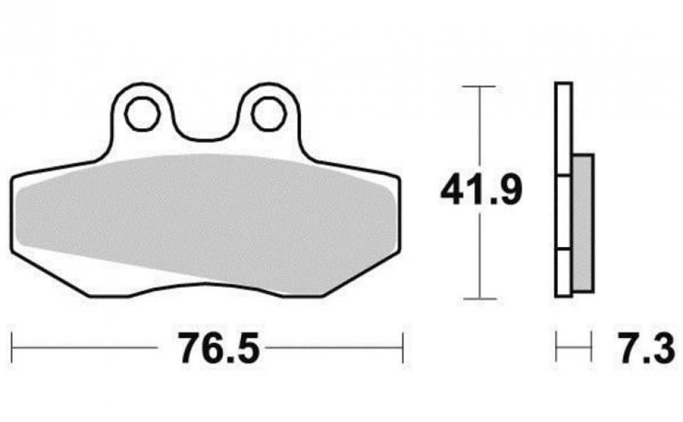 Plaquette de frein OEM pour Moto Rieju 125 MRX 2003 à 2005 Neuf