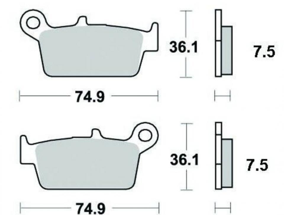 Plaquette de frein OEM pour Scooter Honda 50 Lead 1994 à 1996 Neuf