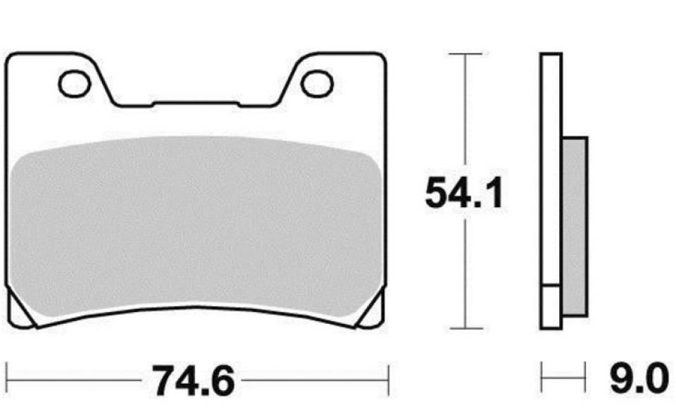 Plaquette de frein DP Brakes pour Moto Yamaha 1200 FJ 1991 à 1994 DP Brakes DP410 Neuf