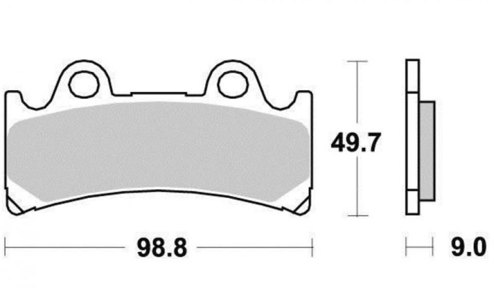 Plaquette de frein Mad pour Moto Yamaha 750 YZF-R 1993 à 1999 Neuf