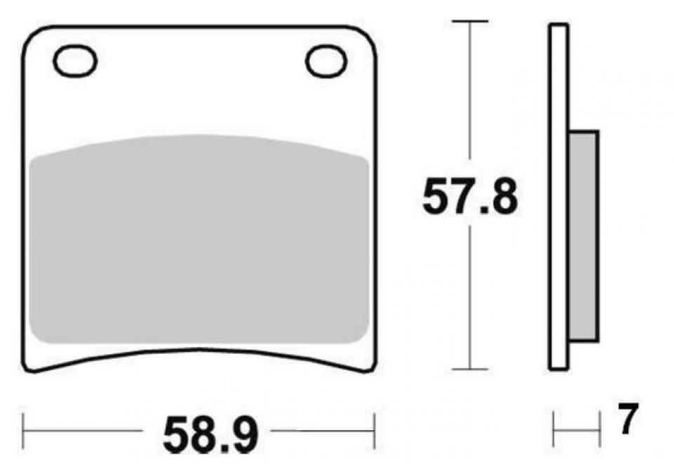 Plaquette de frein OEM pour Moto Suzuki 750 GSXF 1989 à 1997 13212O Neuf