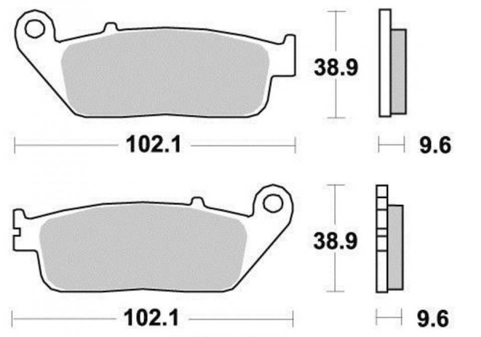 Plaquette de frein OEM pour Moto Yamaha 1700 MT-01 2005 à 2012 Neuf