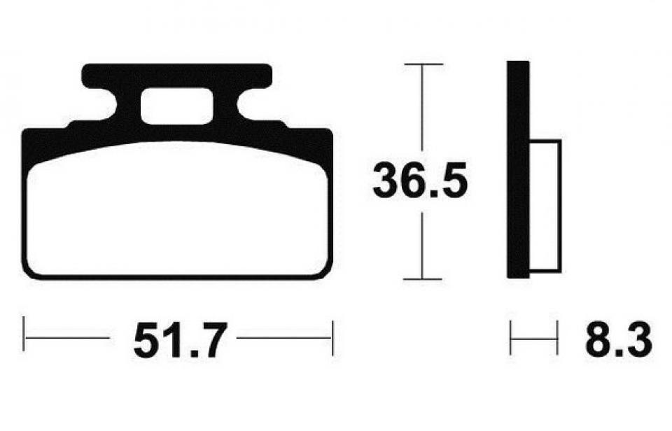 Paire de plaquettes de frein avant Bendix MA118 pour moto Honda 50 Nhx Lead Neuf