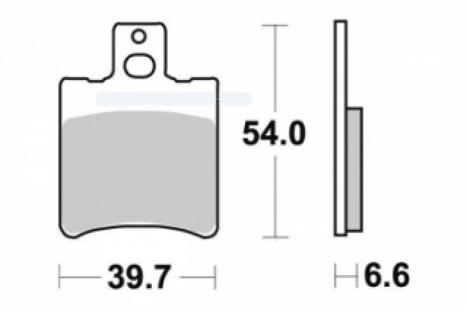 Plaquette de frein Sifam pour Scooter MBK 50 Cw N Booster Naked 10P 2004 à 2014 AV Neuf