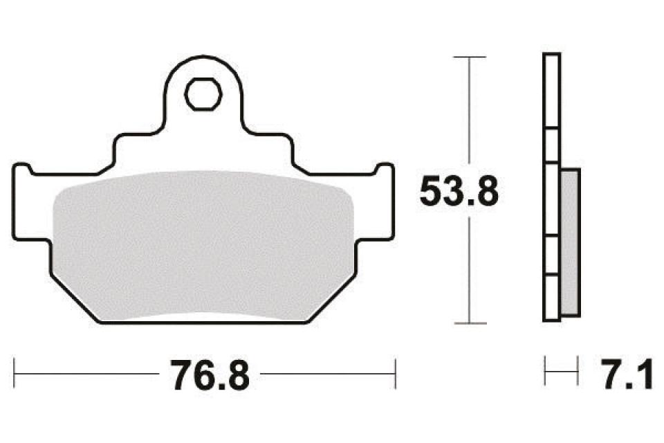 Plaquette de frein Perftec pour Moto Suzuki 250 GZ Marauder 1999 à 2008 AV Neuf