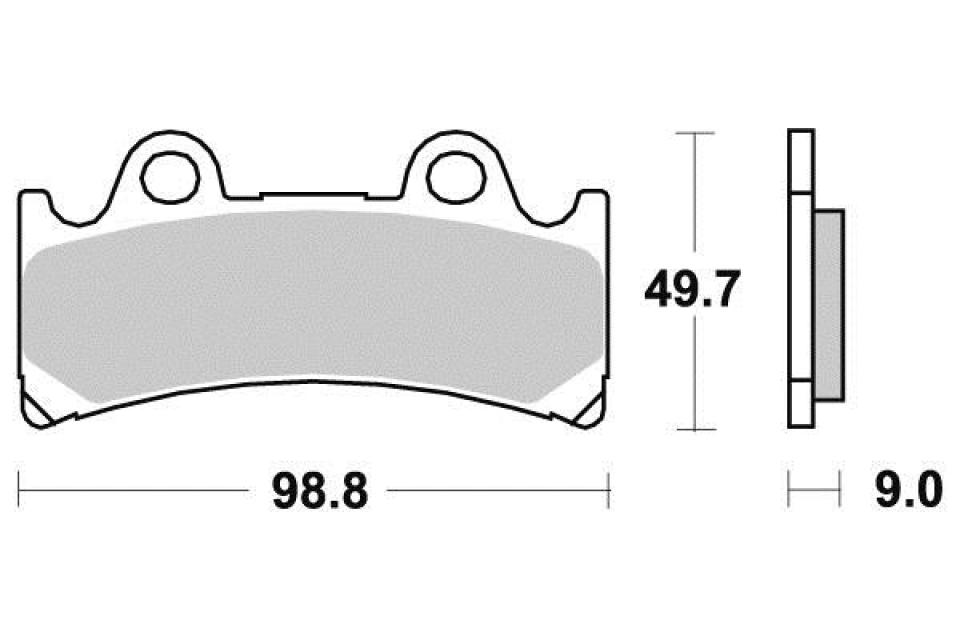 Plaquette frein Perftec pour moto Triumph 900 Daytona 1994 à 1997 AVG / AVD Neuf