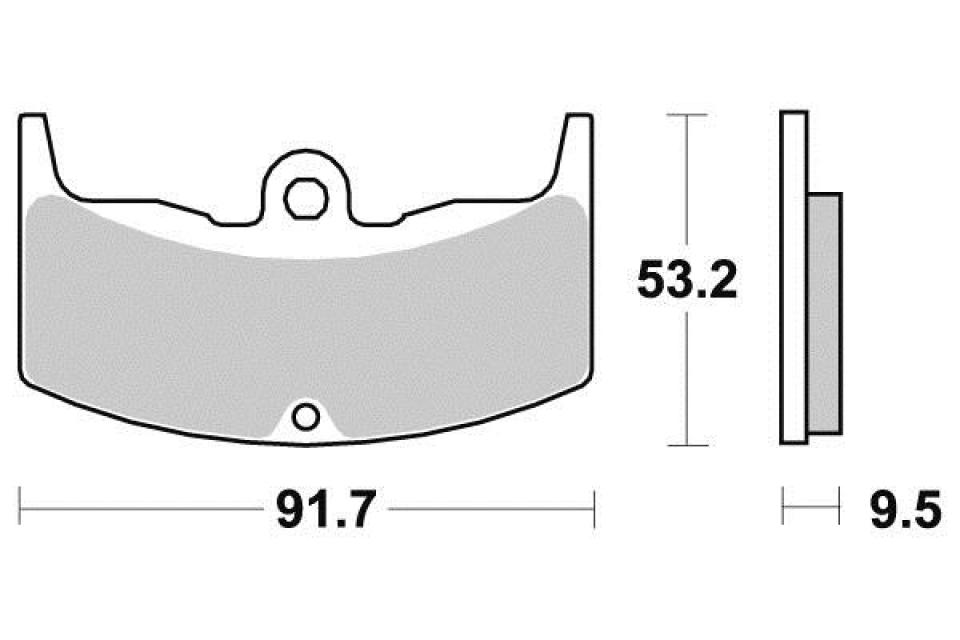 Plaquette de frein Sifam pour Moto Honda 550 Cbx F 1982 à 1986 AR Neuf