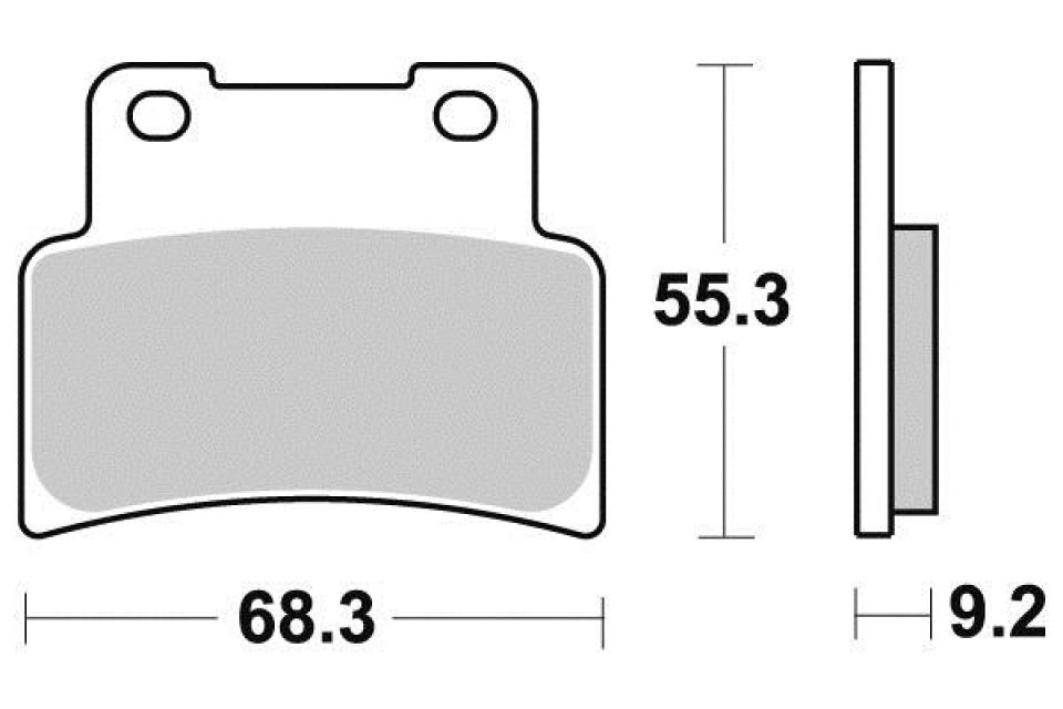 Plaquette de frein Sifam pour Moto Yamaha 125 YZF-R R3 2014 à 2019 AV Neuf