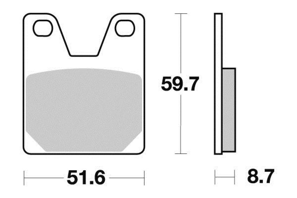 Plaquette de frein Sifam pour Moto Yamaha 750 YZF R7 1999 à 2002 AR Neuf