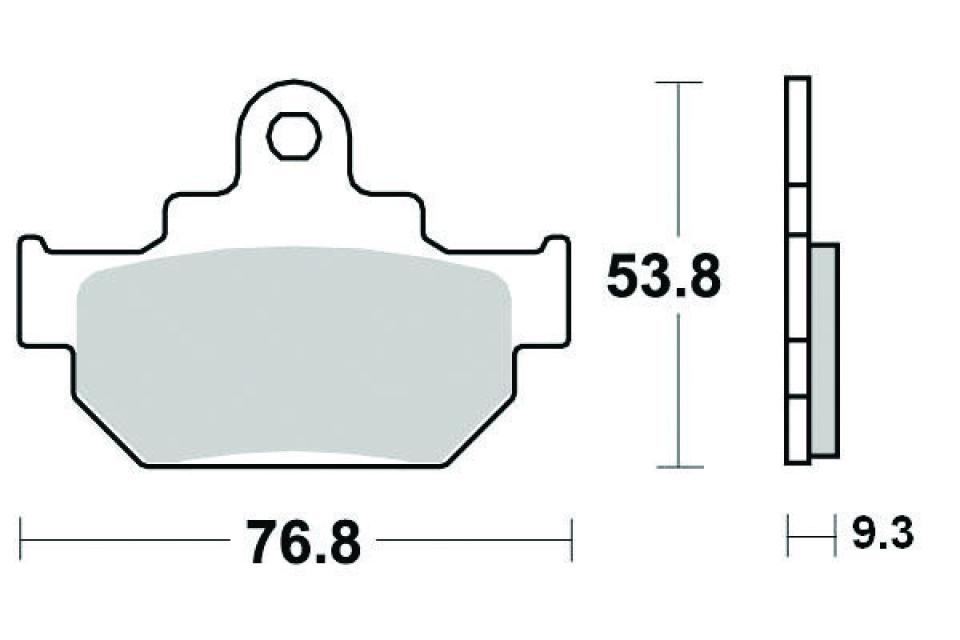 Plaquette de frein Perftec pour Moto Suzuki 600 DR S 1985 à 1988 AV Neuf