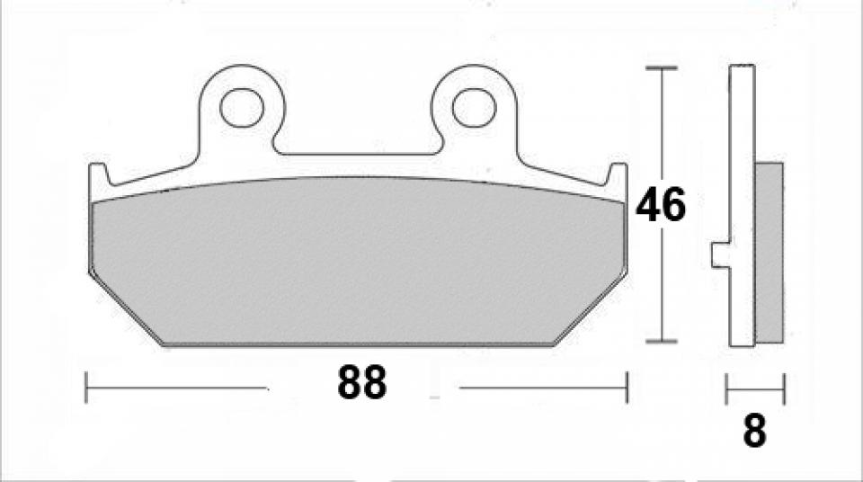 Plaquette de frein Sifam pour Scooter Suzuki 650 An Burgman 2003 à 2019 AR Neuf