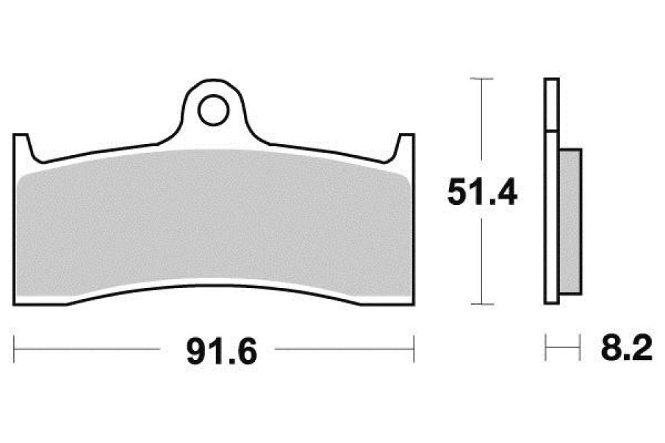 Plaquette de frein Sifam pour Moto Buell 1200 S3 Thunderbolt 1997 à 1999 AV Neuf