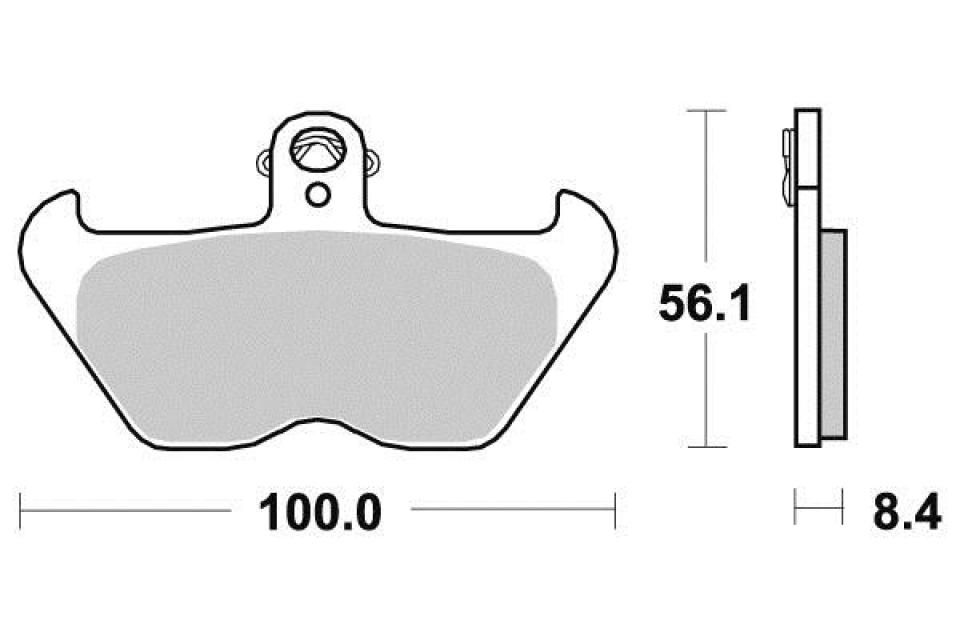 Plaquette de frein Sifam pour Moto BMW 1100 R R 1993 à 2001 AVG / 259/G239 Neuf