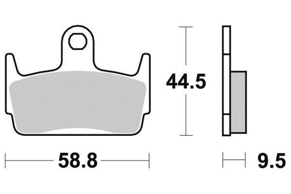 Plaquette de frein Sifam pour Scooter Honda 50 X8R S R 1999 à 2004 AR Neuf