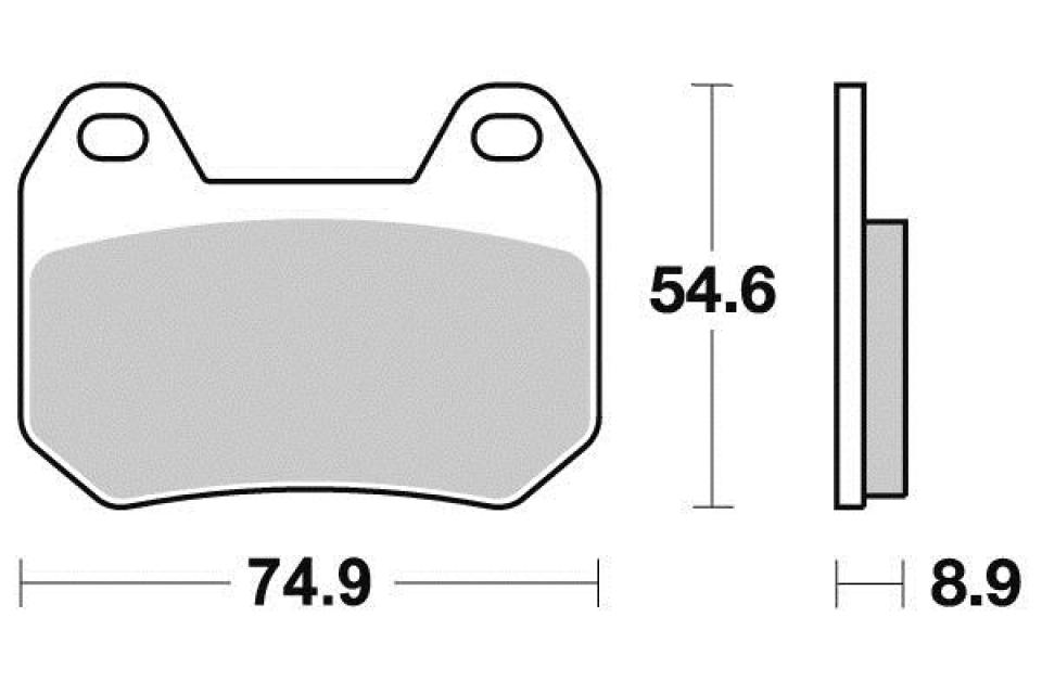 Plaquette de frein Sifam pour Moto BMW 1200 R Cl Abs 2003 à 2006 AR Neuf