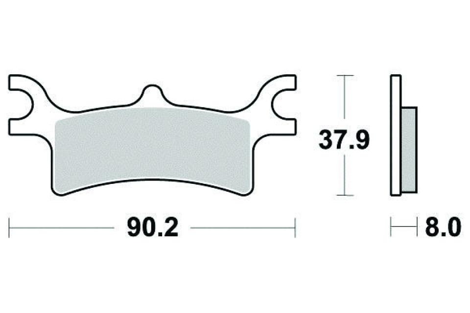 Plaquette de frein Sifam pour Quad Polaris 800 Sportsman Efi 6X6 Big Boss 2009 à 2012 AR Neuf