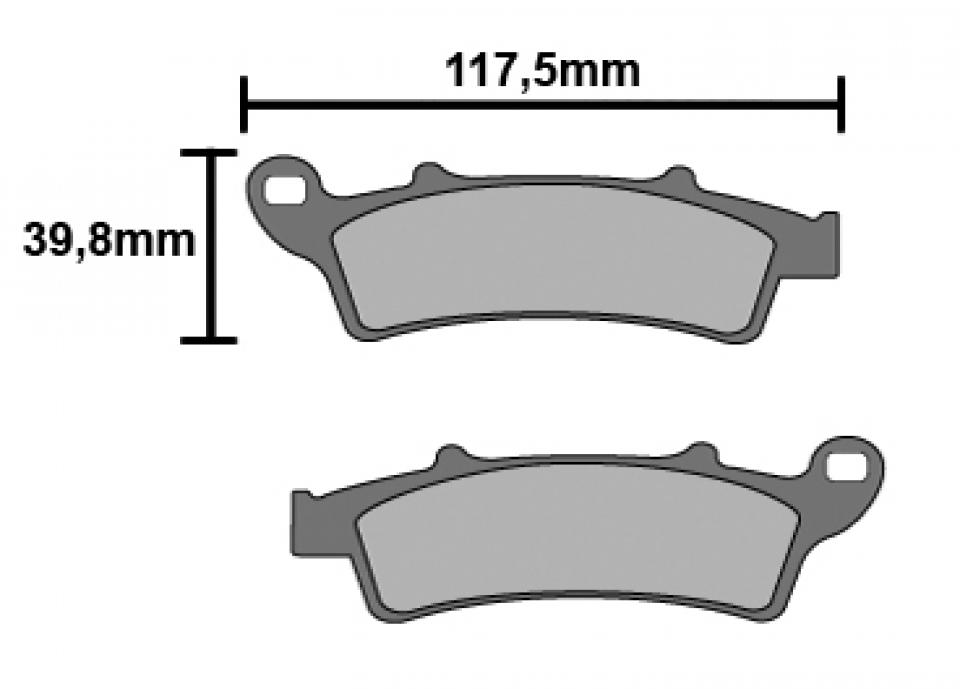 Plaquette de frein Sifam pour Scooter Kymco 125 Dink Street I Abs E4 2016 à 2020 AV Neuf