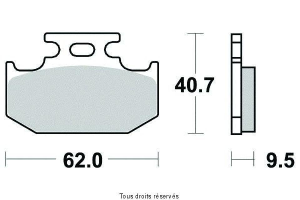 Plaquette de frein Sifam pour Moto CANNONDALE 440 C / E / X 2003 AR Neuf