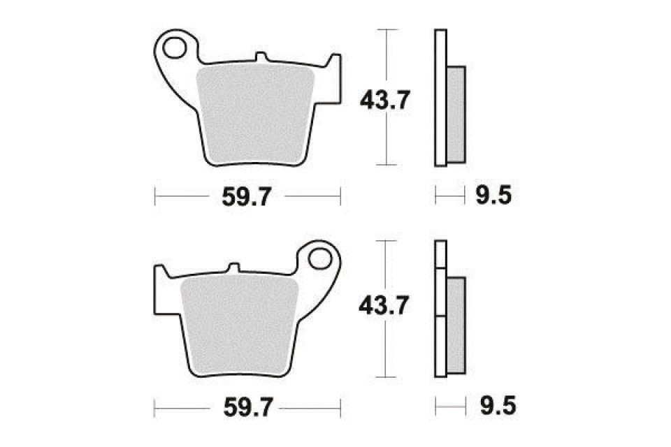 Plaquette de frein Sifam pour Moto BHR 250 F 2022 AR Neuf