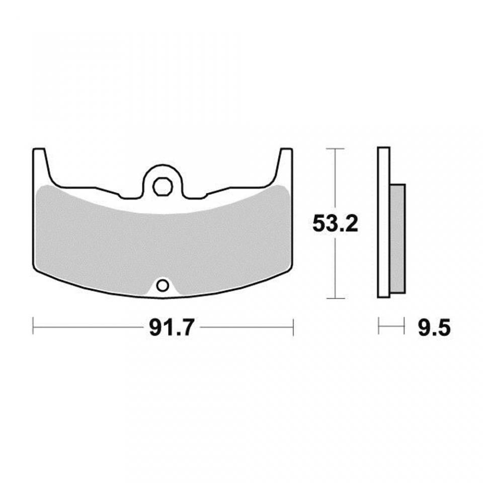 Plaquette de frein Vesrah pour moto Honda 550 Cbx F 1982 à 1986 AR VD129JL Neuf