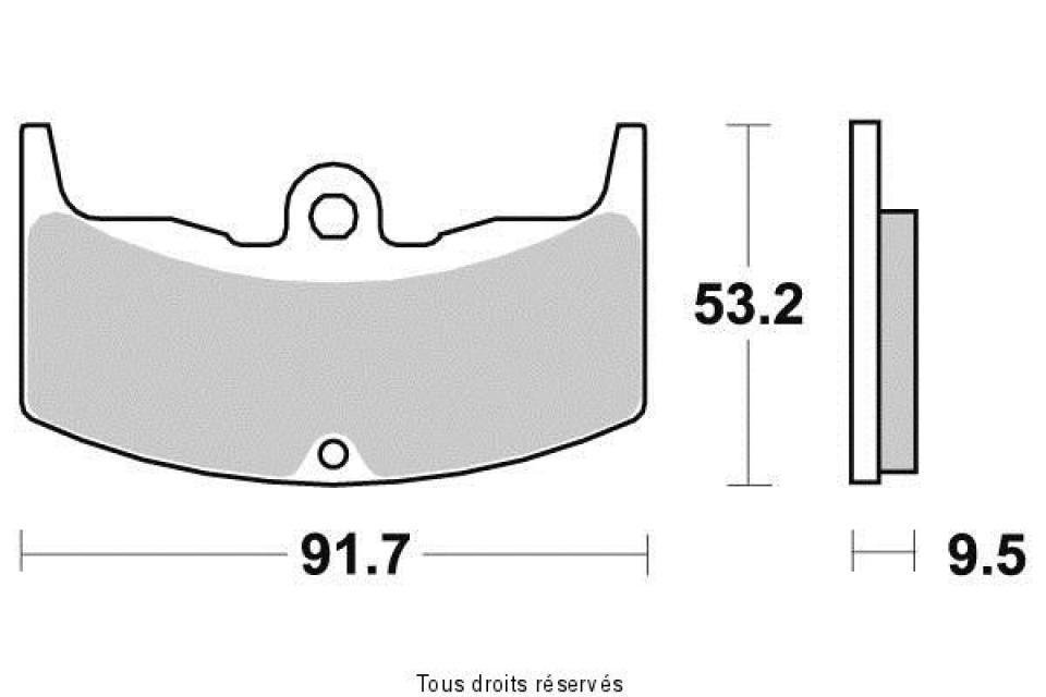 Plaquette de frein Vesrah pour Moto Honda 550 Cbx F 1982 à 1986 AR Neuf