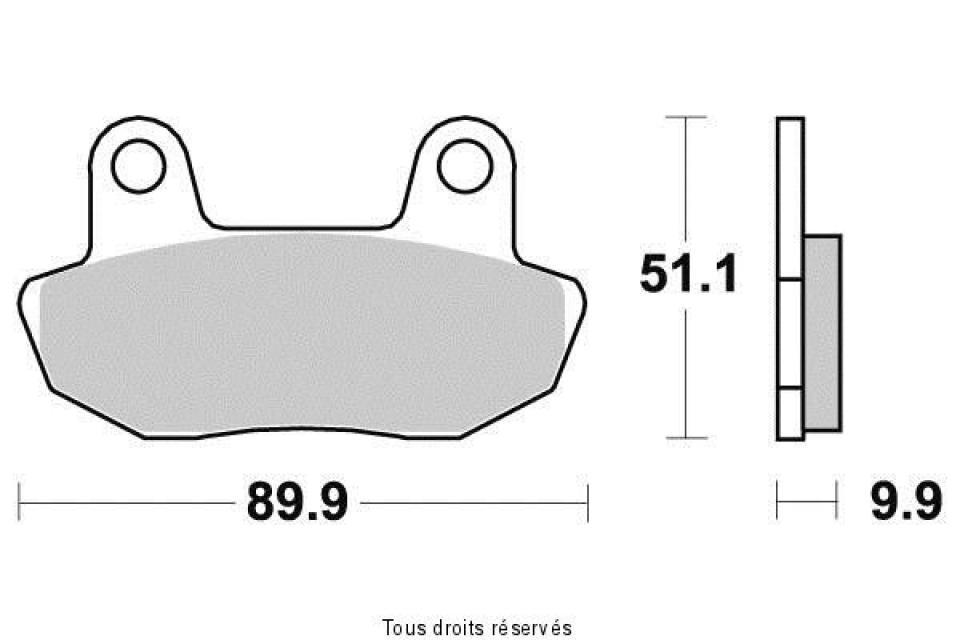 Plaquette de frein Vesrah pour Moto Honda 650 Cb Sc 1982 à 1983 AVG / AVD Neuf