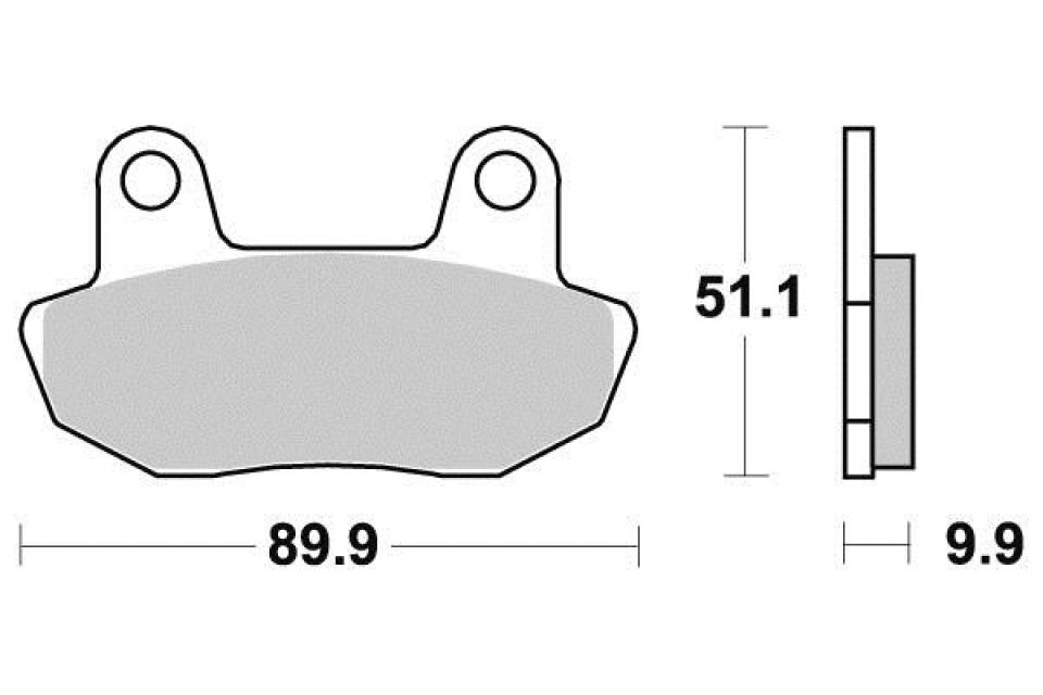 Plaquette de frein Vesrah pour Moto Honda 650 Cb Sc 1982 à 1983 AVG / AVD Neuf