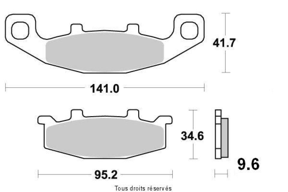 Plaquette de frein Vesrah pour Moto Hyosung 600 GT Comet 2002 à 2003 AV Neuf