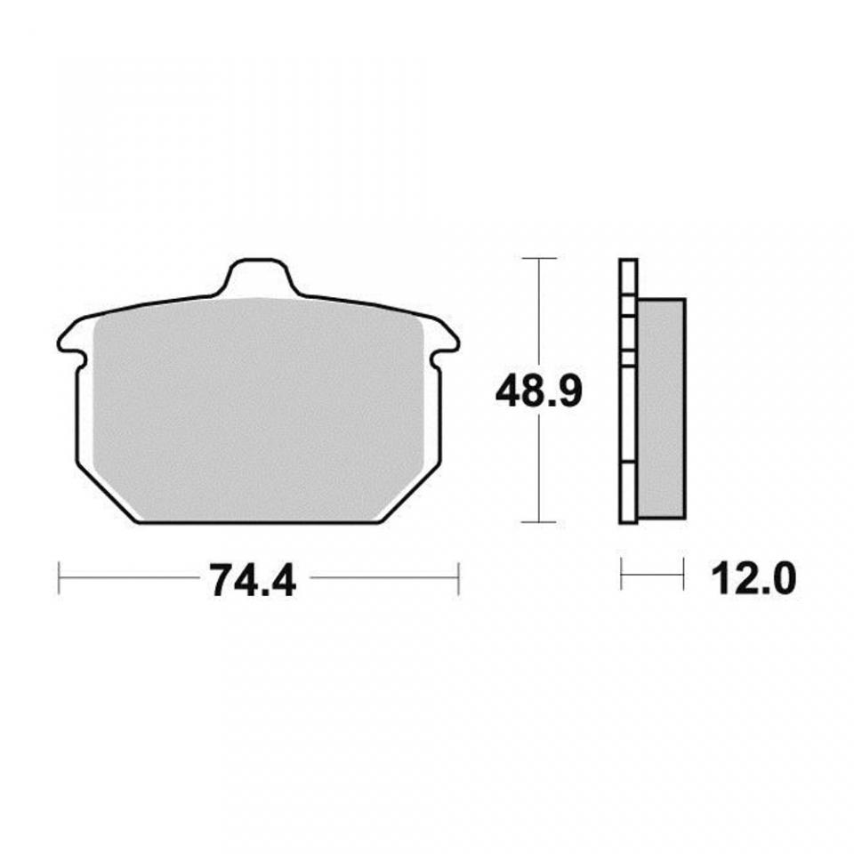 Plaquette frein Vesrah pour moto Harley Davidson 1340 Flht 1985 à 1986 AR Neuf