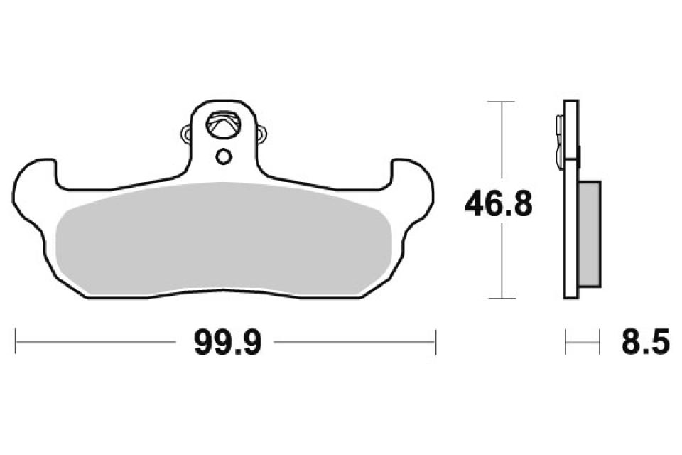 Plaquette de frein Vesrah pour Moto Aprilia 600 Tuareg Spx 1989 à 1991 AV Neuf