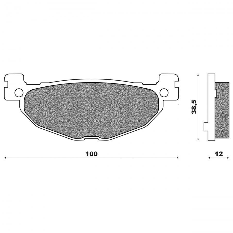 Plaquette de frein One pour scooter Yamaha 400 Majesty 2004 à 2011 AR Neuf