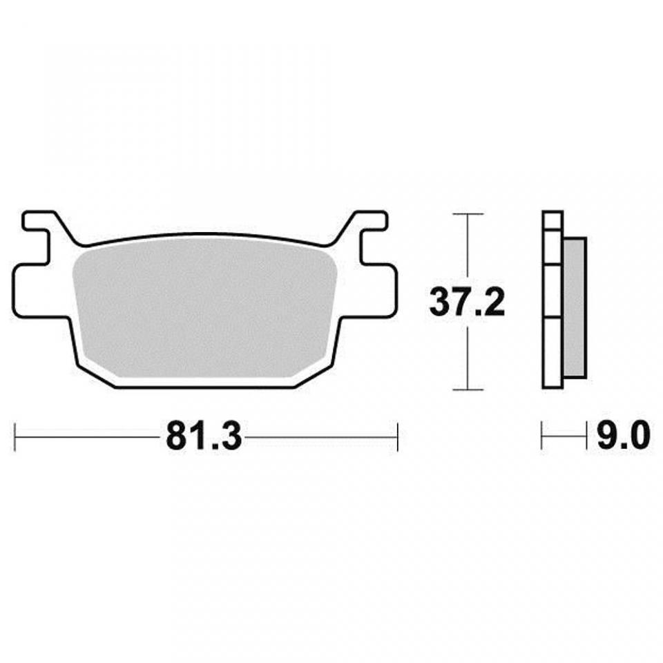 Plaquette de frein Malossi pour scooter Honda 125 SH I 2013 6215016 / AR Neuf