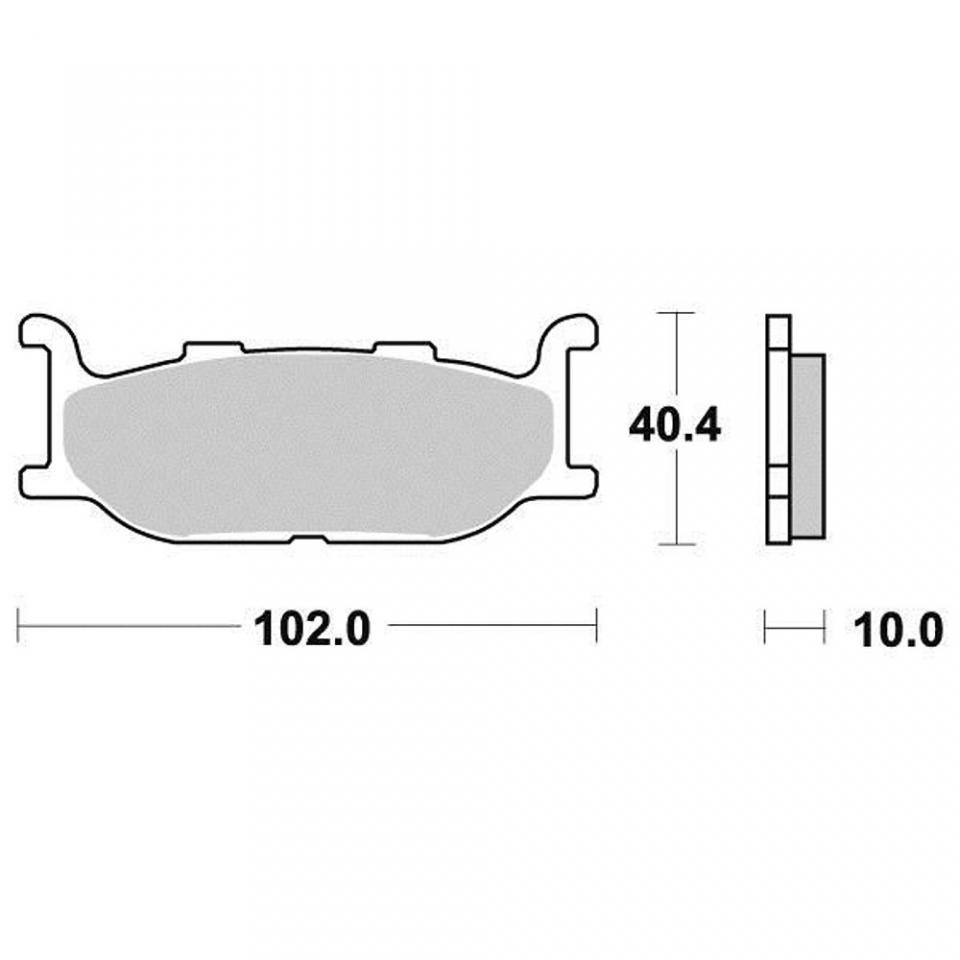 Plaquette de frein Malossi pour scooter Yamaha 500 Tmax 2001-2003 6215033 / AV Neuf