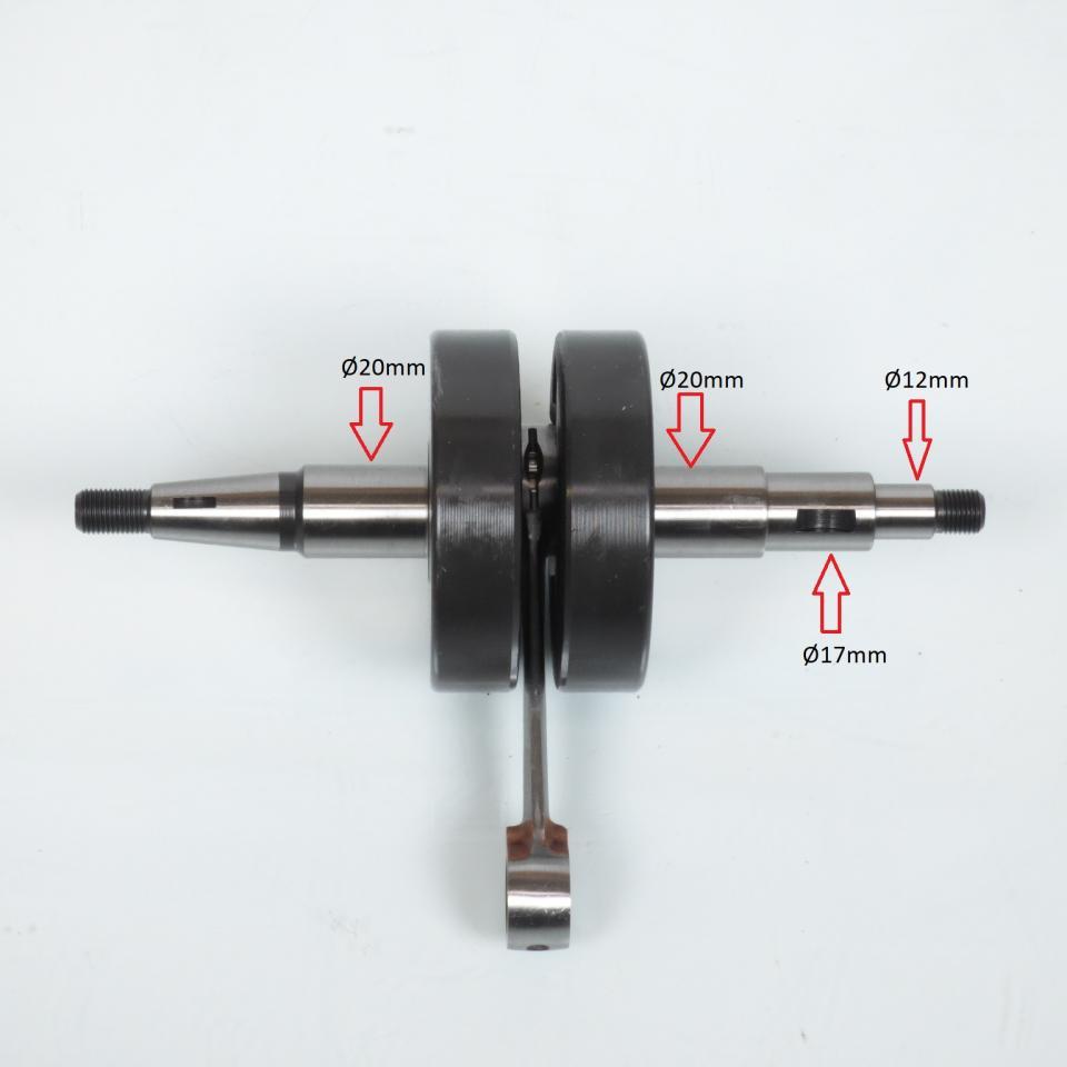 Vilebrequin d'embiellage Teknix pour moto Derbi 50 GPR 1997 à 2005 00H02503141