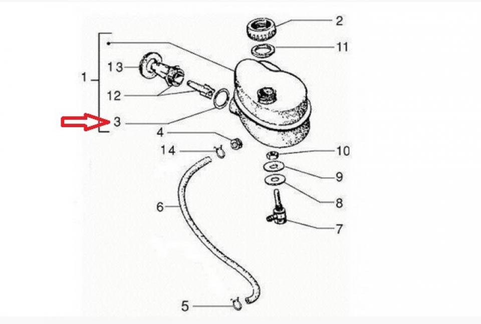 Joint jauge de réservoir d'huile pour scooter Piaggio 125 Vespa PX 1981 102587