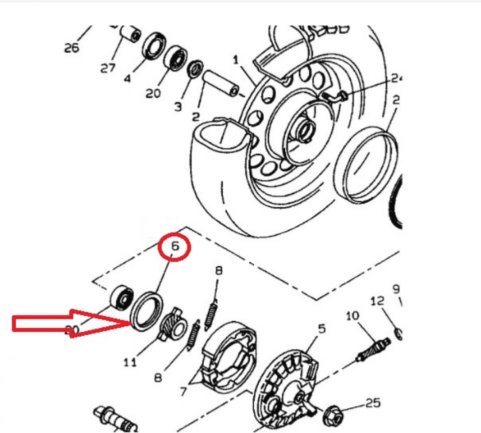 Joint divers RSM pour Moto Derbi 50 GPR Neuf
