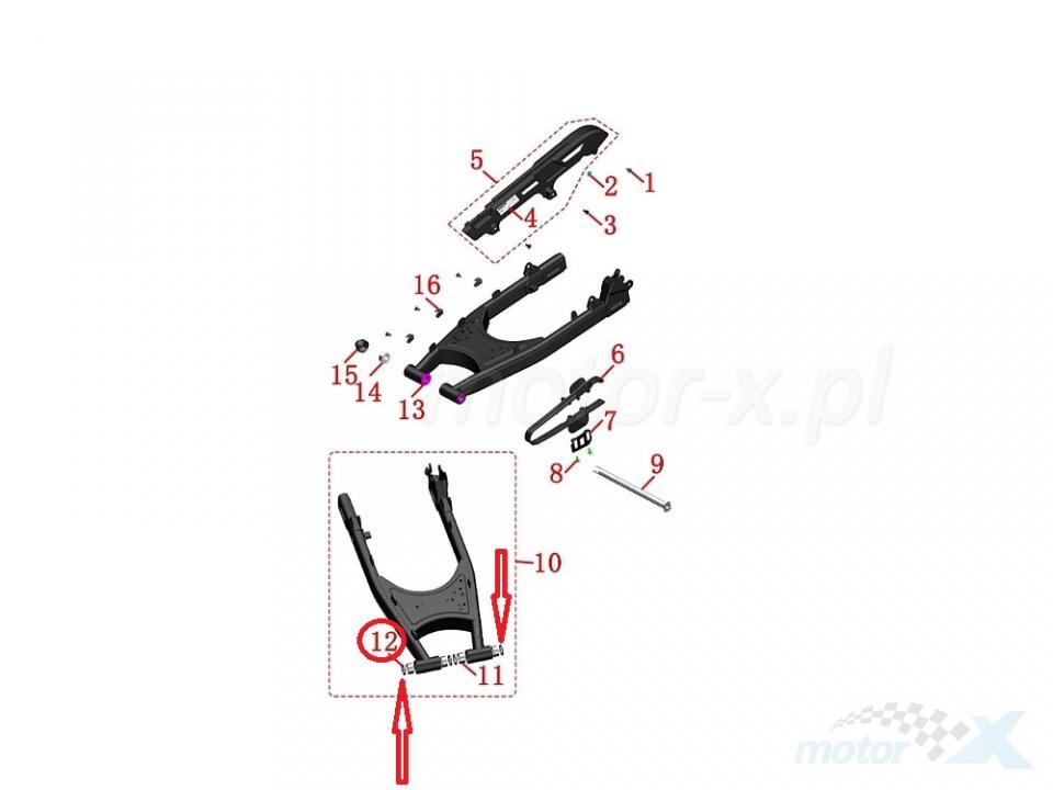 Joint spi 25x32x4 1244200-079000 pour moto Zontes 350 R1 2022 à 2024 Neuf