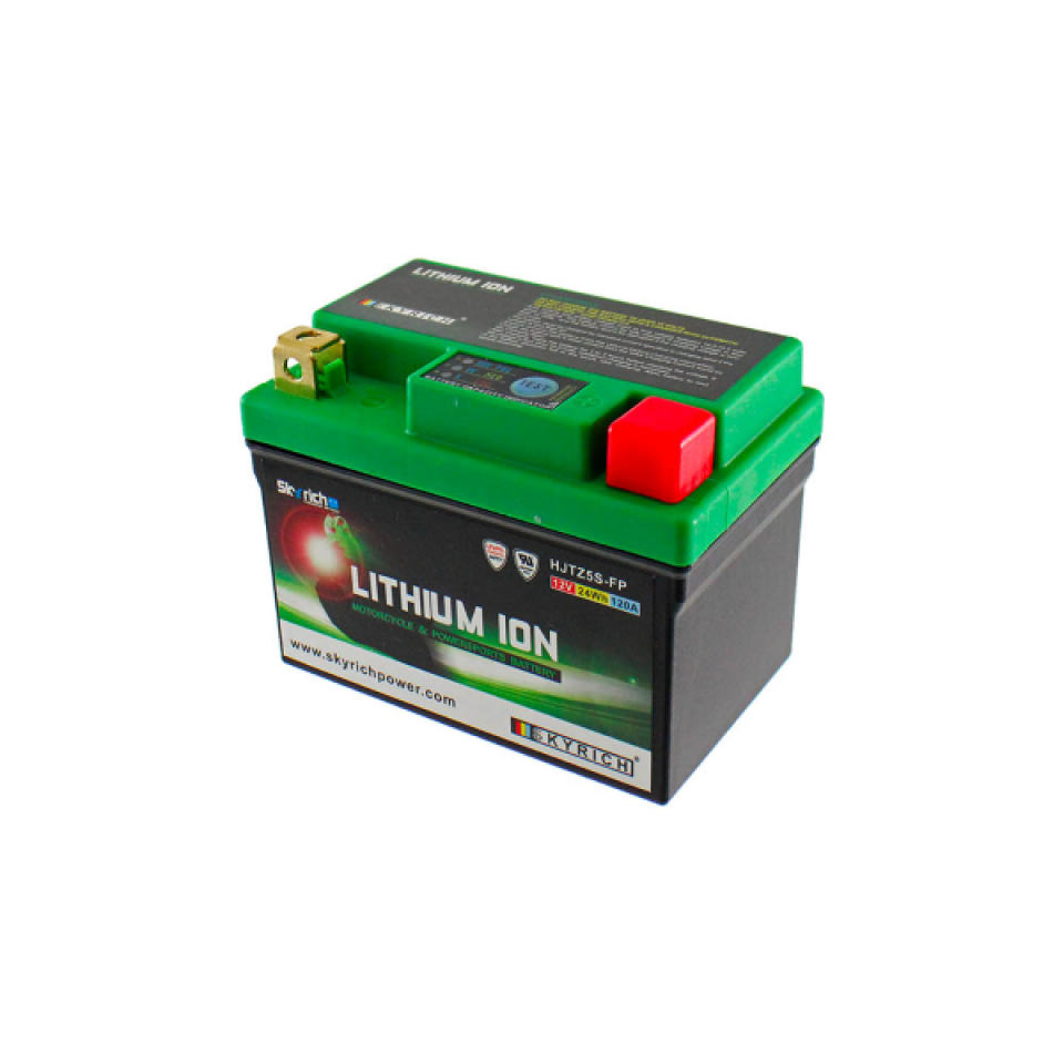 Batterie Lithium Skyrich pour Scooter Kymco 50 Sniper 1993 à 1996 YTZ5S-BS / 12,8V 1,6Ah Neuf