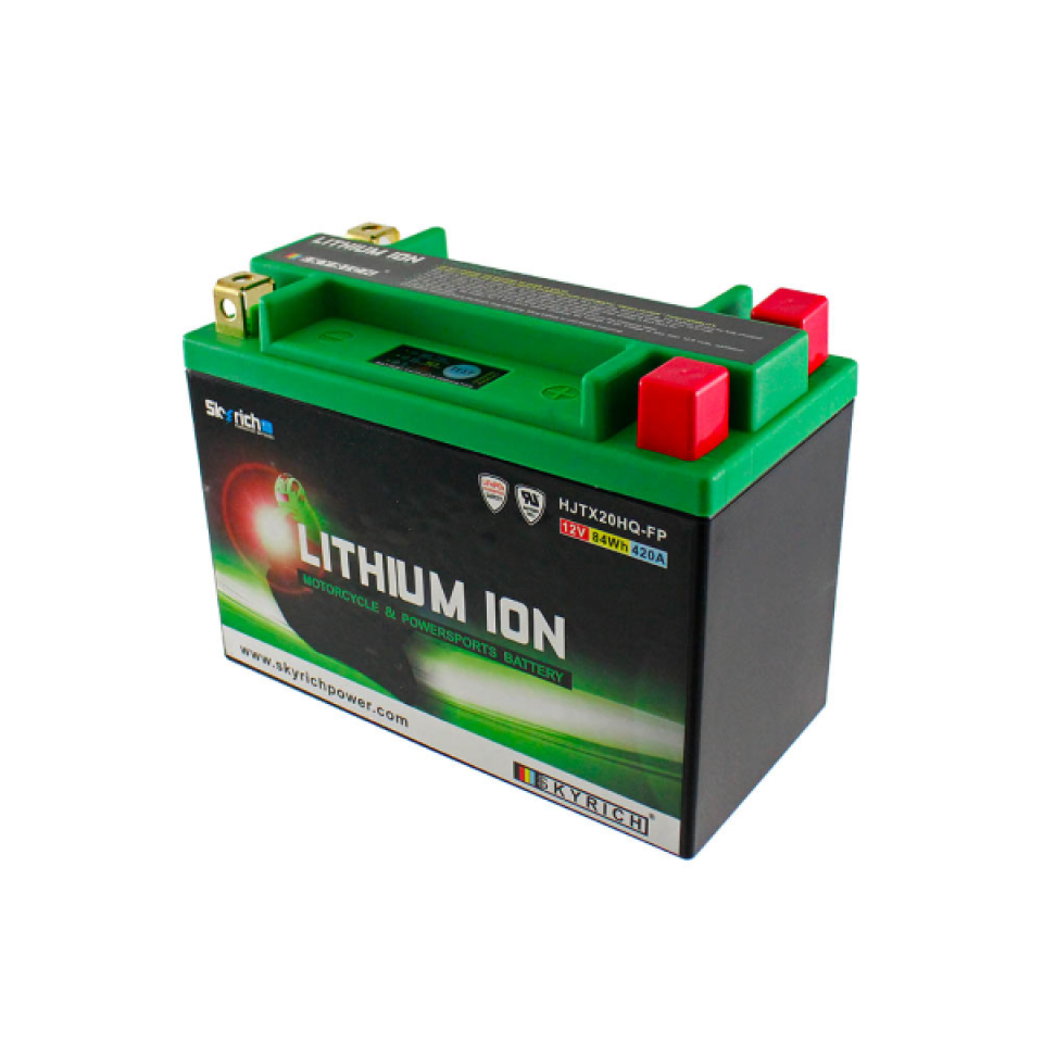 Batterie Lithium Skyrich pour Quad CAN-AM 400 Outlander Max 4X4 2007 à 2013 YTX20L-BS HJTX20HQ-FP 12V 7Ah Neuf