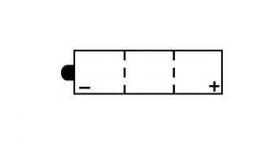 Batterie Lithium Electhium pour Moto HM 500 Cre-F X 2010 à 2012 YTZ7S-BS / 12V 6Ah Neuf