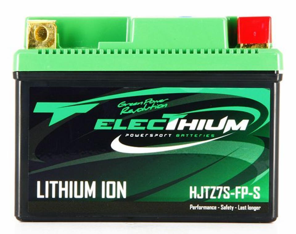 Batterie Lithium Electhium pour pour Moto Aprilia 125 SX 4T EURO4/EURO5 2018 à 2023 YTZ7S-BS / 12.8V 2.4Ah Neuf