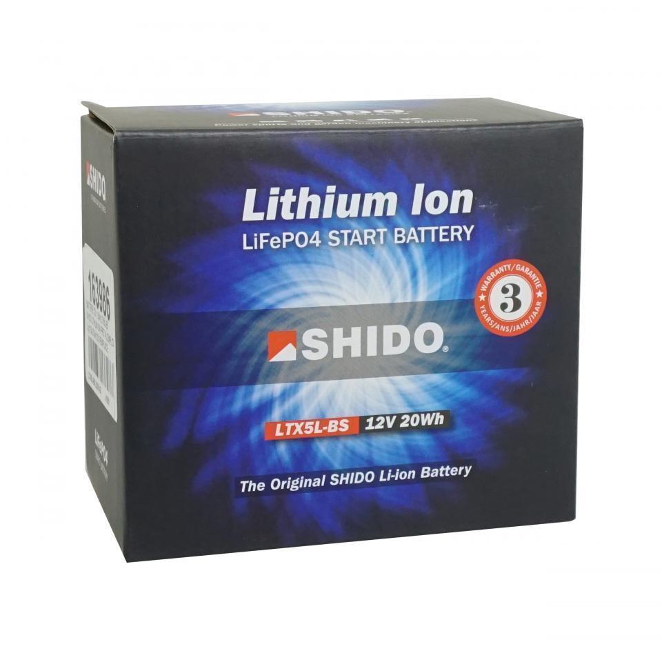 Batterie Lithium SHIDO pour Scooter MBK 50 Ovetto 4T 2009 à 2020 Neuf