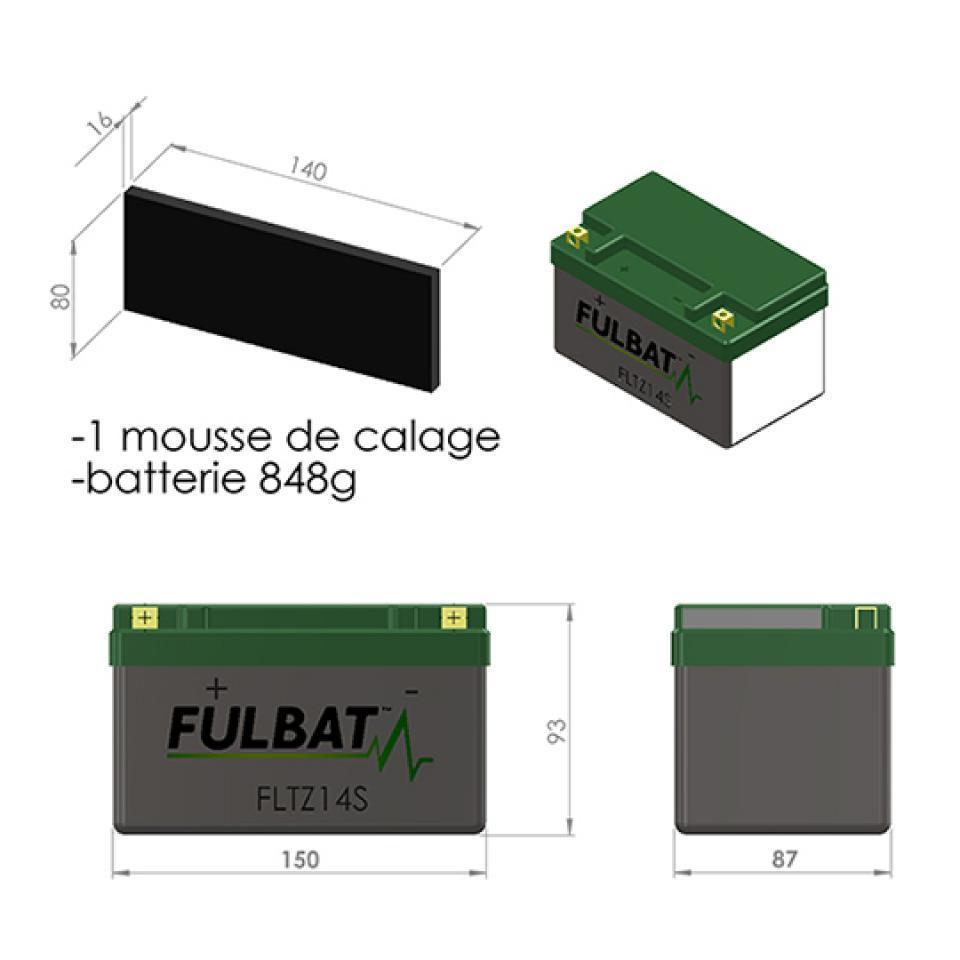 Batterie Lithium Fulbat pour Scooter Kymco 550 Ak 2019 à 2000 Neuf