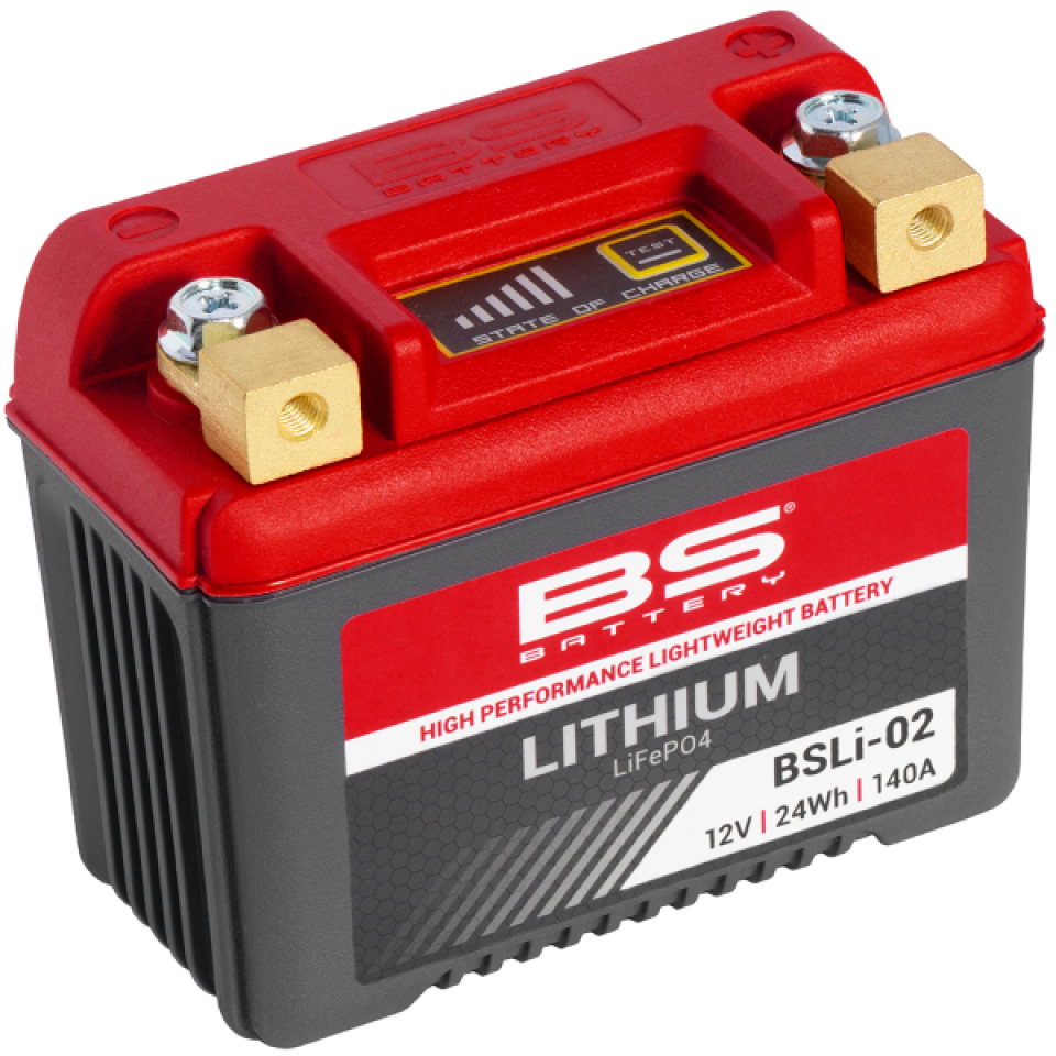 Batterie Lithium BS Battery pour Scooter Malaguti 50 F10 Jet Line 1994 à 1998 YB5L-B / HJB5L-FP / 12V 1.6Ah Neuf