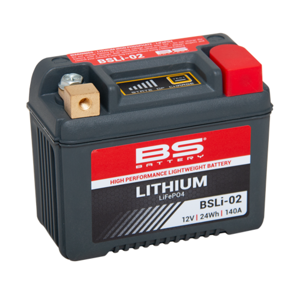 Batterie Lithium BS Battery pour Scooter Italjet 50 Pista Ii 1992 à 1997 YB5L-B / HJB5L-FP / 12V 1.6Ah Neuf