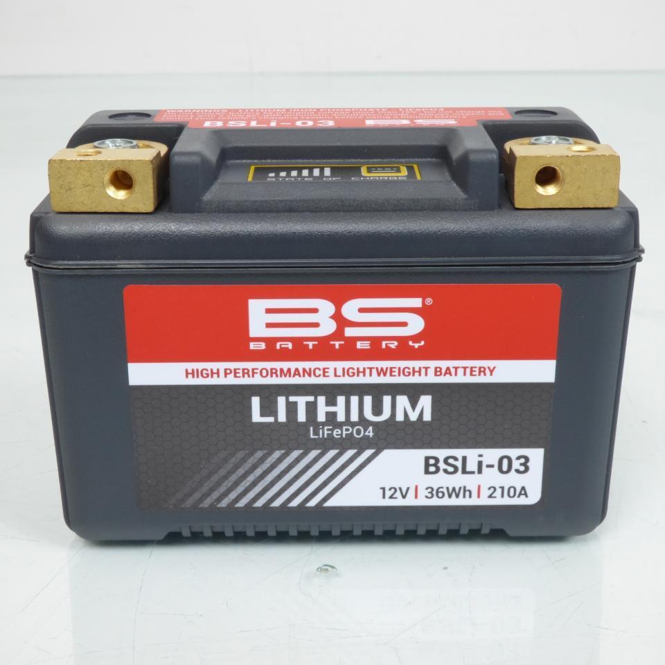 Batterie Lithium BS Battery pour Scooter Sym 125 Citycom 2008 à 2013 BSLi-03 / LFPX9 / 12V 36Wh Neuf