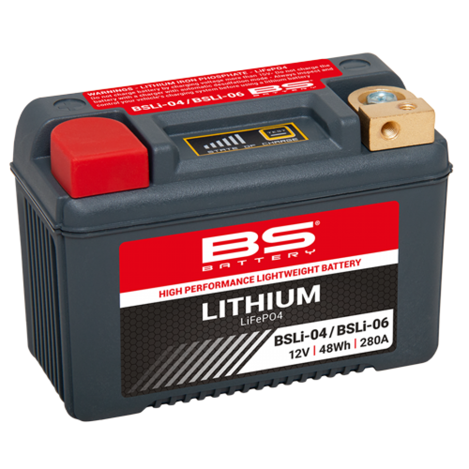 Batterie Lithium BS Battery pour Moto KTM 625 SMC 2003 à 2005 YTZ10S HJTZ10S-FP / 12V 8,6Ah Neuf