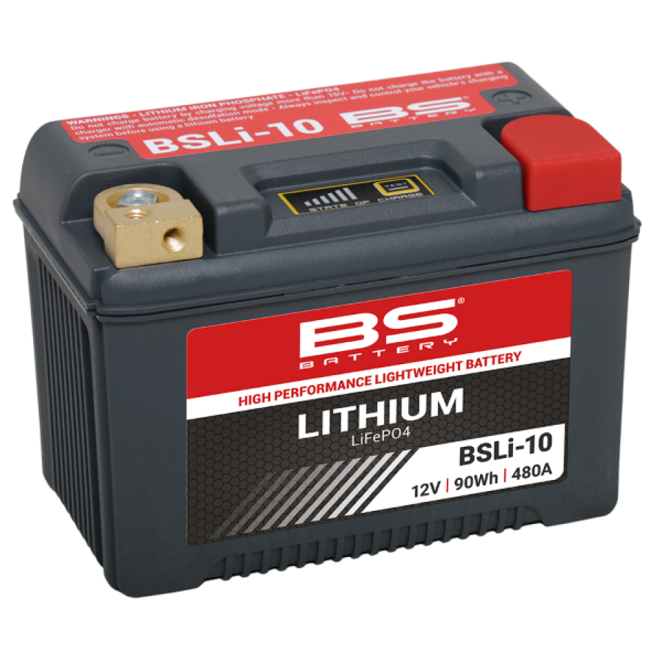 Batterie Lithium BS Battery pour Moto Harley Davidson 883 XLH Sportster 2000 à 2003 BSLi-10 / LTX20L / HJTX20HQ-FP Neuf