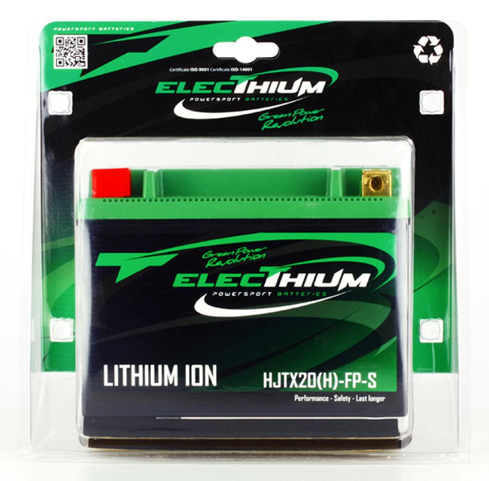 Batterie Lithium Electhium pour Moto Harley Davidson 1450 FXSTS Softail Springer 2000 à 2007 HJTX20(H)-FP-S / 12.8V 7Ah Neuf