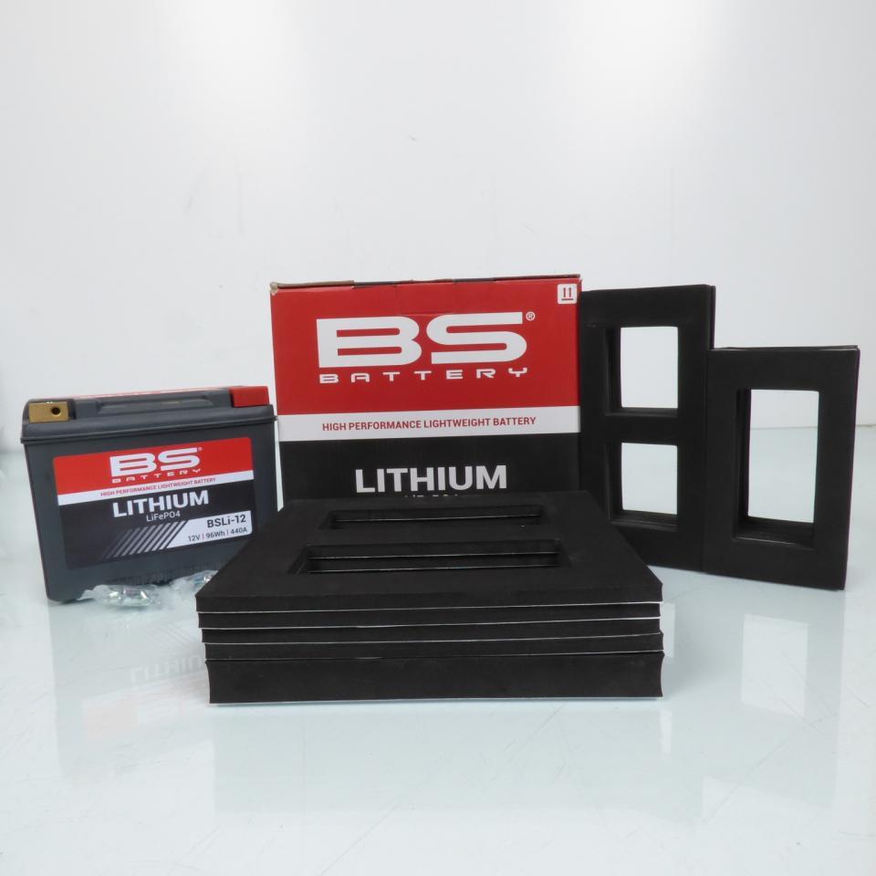 Batterie Lithium BS Battery pour moto BMW 1000 K 100 Lt 1987 à 1991 BSLi-12 / LFPIX30L / 12V 96Wh Neuf